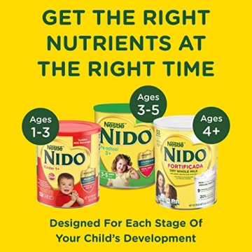 NIDO Fortificada Dry Whole Milk, 3.52 Pound Canister (Pack of 1)
