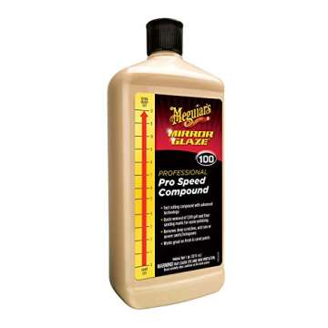 Meguiar's Pro Speed Compound M10032 - Fast-Cutting Compound for Heavy Scratch and Swirl Removal - Pr...