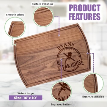 Personalized Dad BBQ Cutting Board Gift for Men