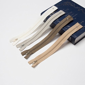 YAKA 60pcs 9 Inch Zippers Set - Colorful Sewing Essentials