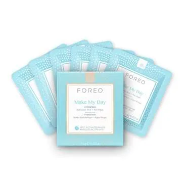 FOREO Bundle: UFO 2 Mint Full Facial device + 19 UFO masks (Call it a Night, H2Overdose, Glow Addict)
