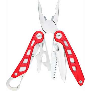 8-in-1 Stainless Steel Multitool with Safety Lock