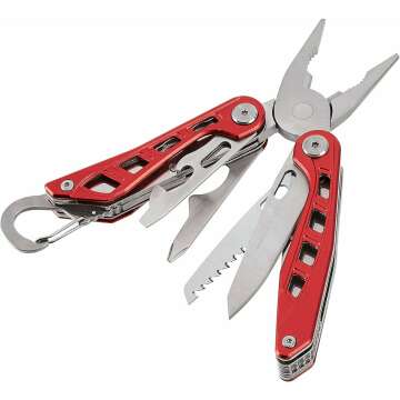 8-in-1 Stainless Steel Multitool with Safety Lock