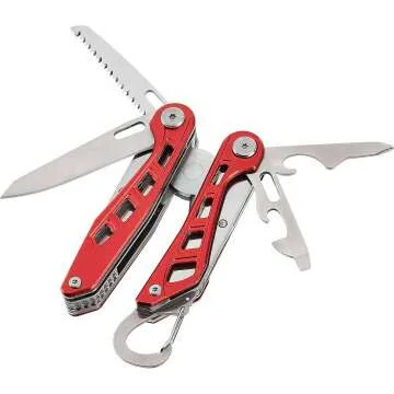 8-in-1 Stainless Steel Multitool with Safety Lock