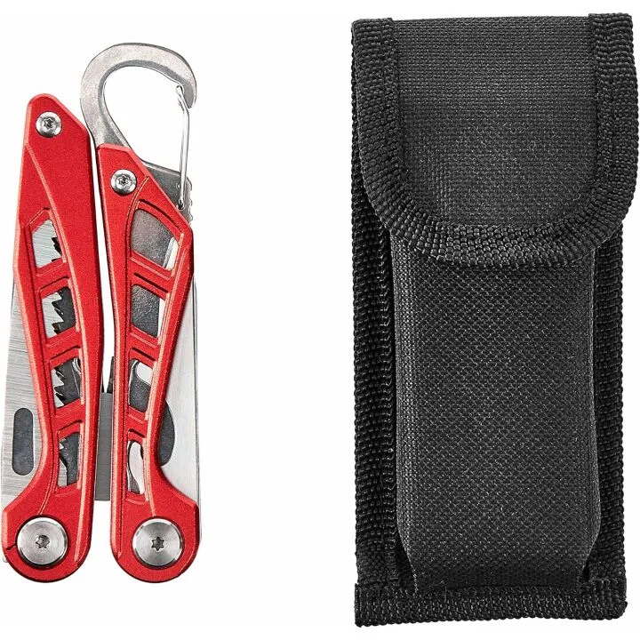 8-in-1 Stainless Steel Multitool with Safety Lock