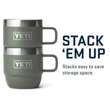 YETI Rambler 6 oz Stackable Mugs - Durable & Stylish