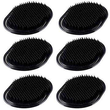 6Pcs shampoo pocket comb massage hair comb pocket palm brush comb portable hair comb beard comb crea...