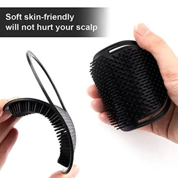 6 Palm Combs for Men and Pets - Portable Hair and Beard Tool