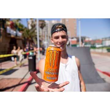 Juice Monster Khaos, Energy Drink with Real Juice