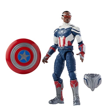 Marvel Legends Sam Wilson Captain America Figure - 6 Inches