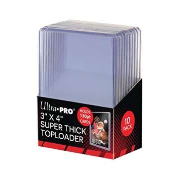 Ultra Pro 82327 Toploaders Super Thick for Card Collectors