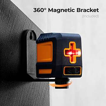 CIGMAN Laser Level - 50ft Self-Leveling with Manual Mode, Perfect for Interior Renovation