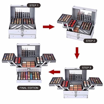 UNIFULL 132-Color Makeup Kit for Women & Teens