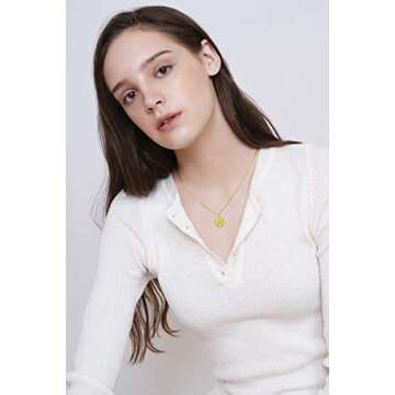 Leo Zodiac Pendant Necklace - J'ADMIRE 14K Gold Plated