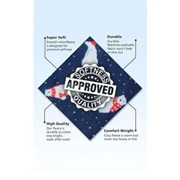 PajamaGram Family Matching Christmas Pajamas - Fleece, Navy, Women's, XL, 16