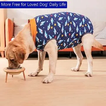 Stylish Dog Recovery Suit for Comfortable Healing