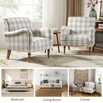 HULALA HOME Modern Accent Chair - Stylish & Comfortable