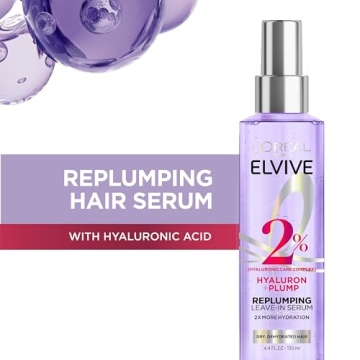 L'Oreal Paris Elvive Hyaluron Plump Hair Serum for Hydration
