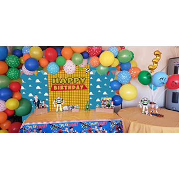 Enchanting Blue Sky Clouds Backdrop for Kids' Parties