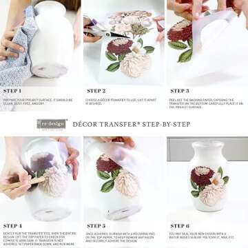 Prima Marketing La Vie Est Une Fleur Redesign Transfer, Mixed