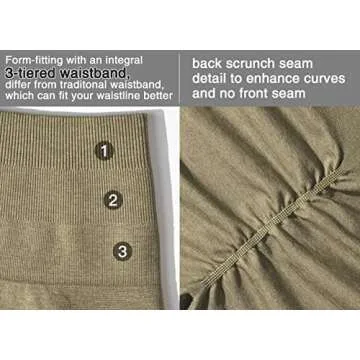 YEOREO Seamless High Waisted Workout Shorts for Active Life