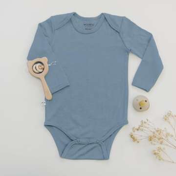 Woolino Superfine Merino Wool Baby Bodysuit 12-18 Months