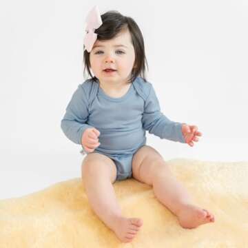 Woolino Superfine Merino Wool Baby Bodysuit 12-18 Months