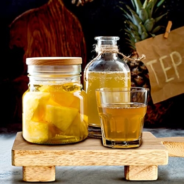 Elegant Wood Pedestal Stand Riser for Home & Kitchen