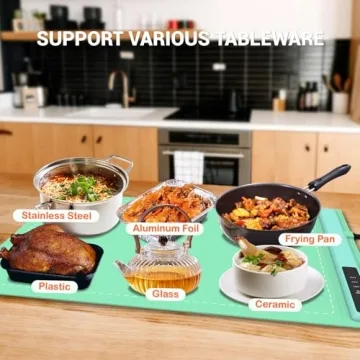 Versatile Electric Warming Tray with 3 Temperature Settings