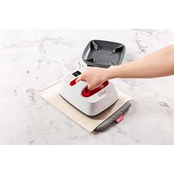 Cricut EasyPress Mat (8" x 10"), Protective Resistant Mat for Heat Press Machines, HTV and Iron On Projects, Heat Press Mat, Compatible with EasyPress 2 Machine,Gray