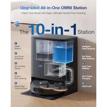 ECOVACS DEEBOT T30S Robot Vacuum and Mop with Smart Features