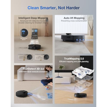 ECOVACS DEEBOT T30S Robot Vacuum and Mop with Smart Features