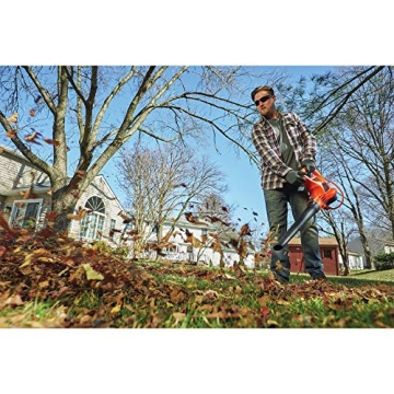 BLACK+DECKER Electric Leaf Blower, Leaf Vacuum and Mulcher 3 in 1, 250 mph Airflow, 400 cfm Delivery Power, Reusable Bag Included, Corded (BEBL7000)