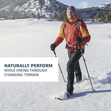 Yukon Charlies Pro Snowshoe Kit for Winter Adventures