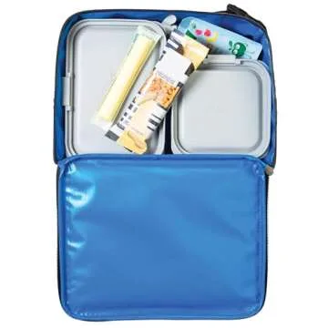PackIt Freezable Classic Lunch Box, Checked Out, Built with EcoFreeze Technology, Collapsible, Reusable, Zip Closure With Zip Front Pocket and Buckle Handle, Perfect for School Lunches