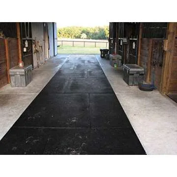 American Floor Mats - Horse/Stable Mats - Heavy Duty Stall Mats - Thick, Durable Rubber Flooring Sol...