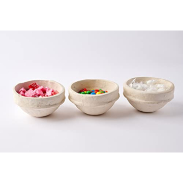 Mud Pie Paper Mache Bowl, Small, Eco-Friendly & Stylish