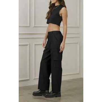 Stylish High Waisted Cargo Pants for Women