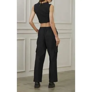 Stylish High Waisted Cargo Pants for Women