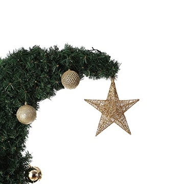 6FT Lighted Crescent Moon Eid Tree for Festive Occasions
