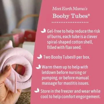 Earth Mama Booby Tubes Hot & Cold Nursing Packs