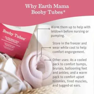 Earth Mama Booby Tubes Hot & Cold Nursing Packs