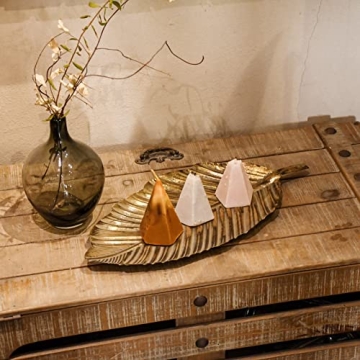 Vintage Iron Gold Leaf Tray for Home Decor and Gifts