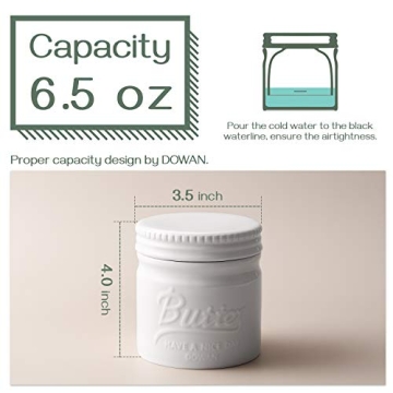 DOWAN Butter Crock for Spreadable Soft Butter