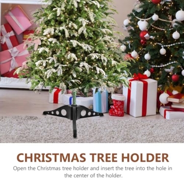 Durable Rotating Christmas Tree Stand for Artificial Holiday Trees