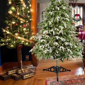 Durable Rotating Christmas Tree Stand for Artificial Holiday Trees