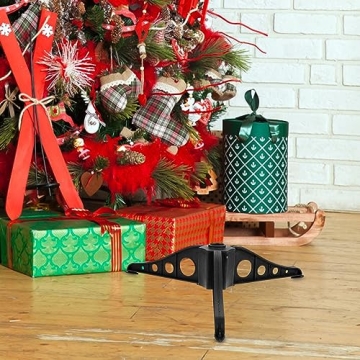 Durable Rotating Christmas Tree Stand for Artificial Holiday Trees