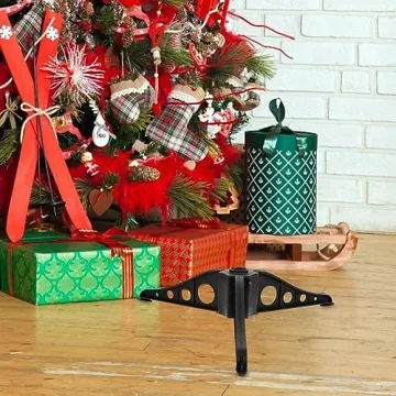 Durable Rotating Christmas Tree Stand for Artificial Holiday Trees