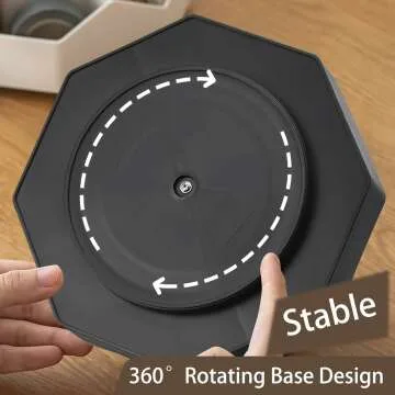 Rotating 9-Slot Pencil Holder for Desk Organizing