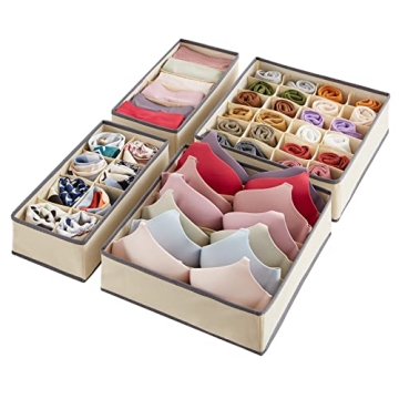 Lifewit Drawer Underwear Organizer Set for Effective Storage